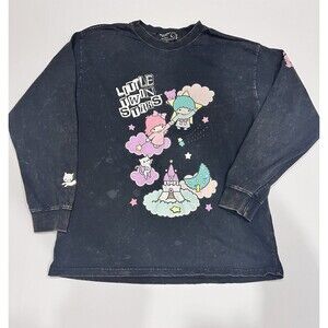 Hello Kitty Forever 21 Little Twin‎ Stars Sweatshirt SZ Small Star Girl, Whimsy